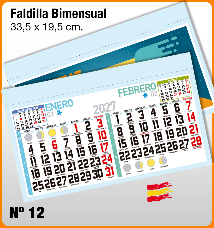 Faldilla nº 12 Bimensual
