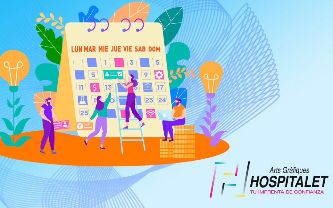 ¿Cómo utiliza esta empresa los calendarios para la estrategia de marketing y branding?