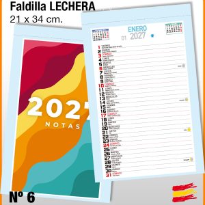 Faldilla Mensual Nº 6 LECHERA