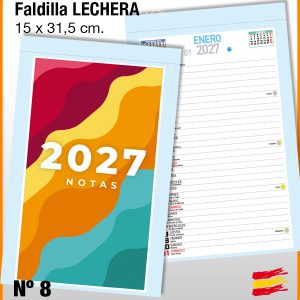 Faldilla Mensual Nº 8 LECHERA