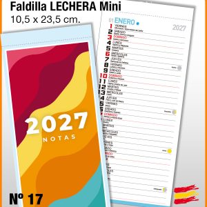Faldilla Mensual Nº 17 LECHERA NEVERA
