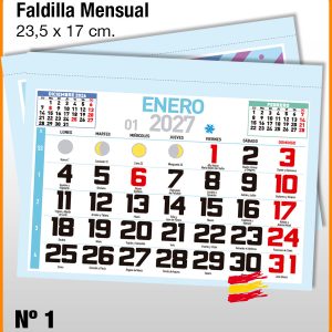 Faldilla MENSUAL Nº 1