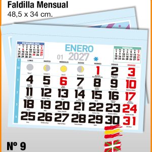 Faldilla MENSUAL Nº 9