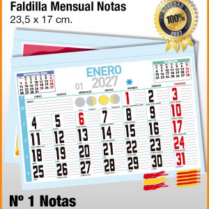 Faldilla MENSUAL Nº 1 · NOTAS
