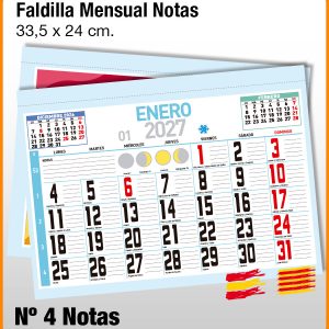 Faldilla MENSUAL Nº 4 NOTAS