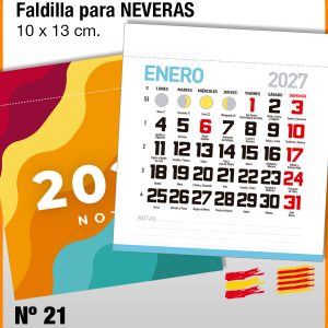 Faldilla Mensual Nevera Nº 21