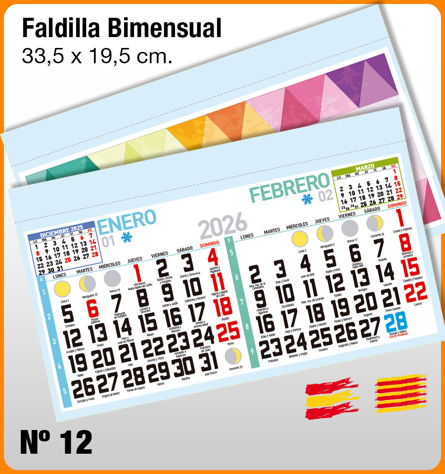 Faldilla nº 12 Bimensual