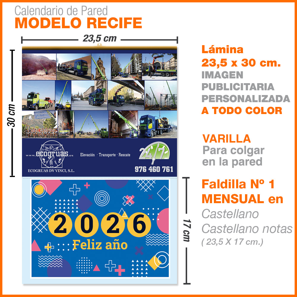 Modelo Ceará · Lámina con faldilla mensual Mini de 15 cm. - Imagen 3