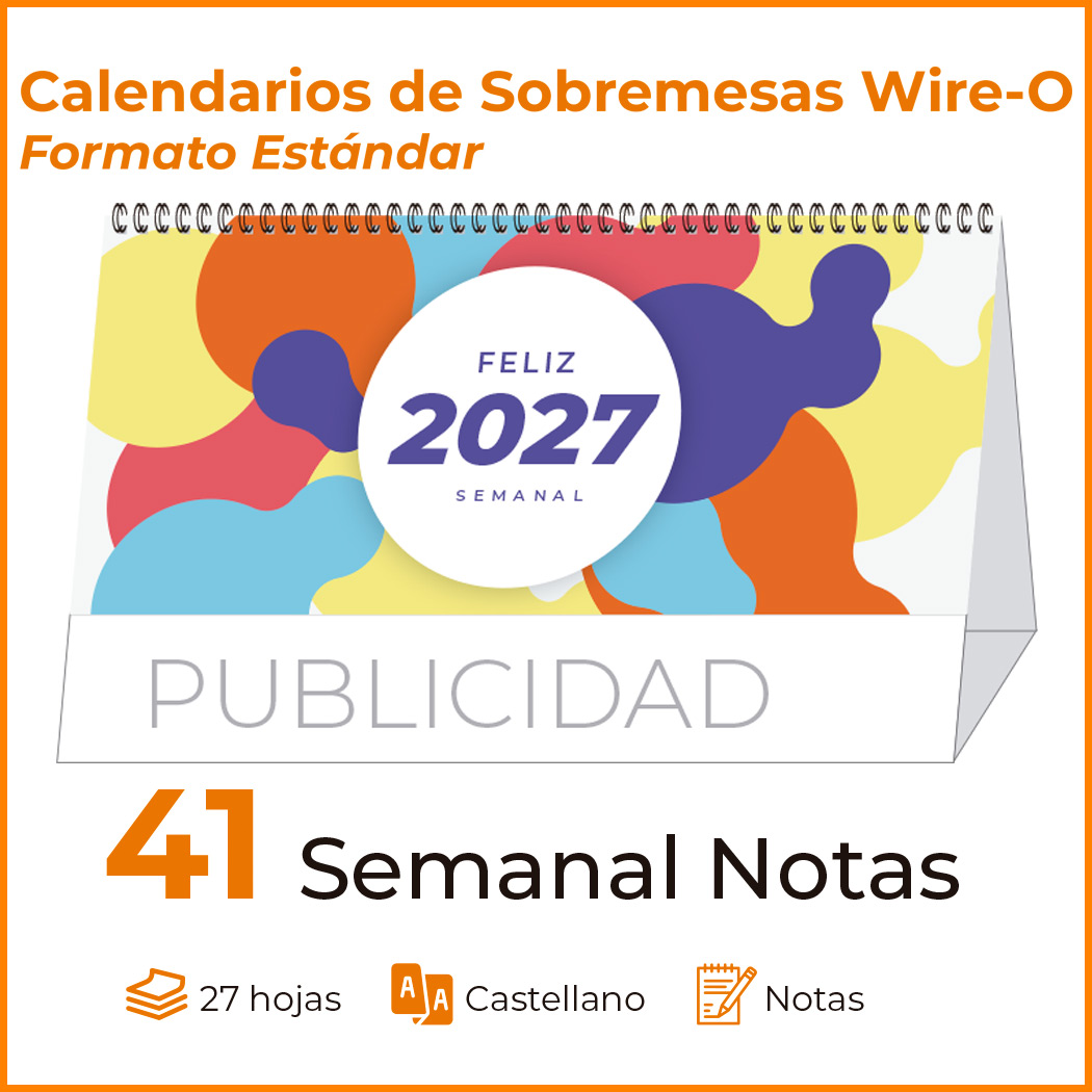 Sobremesa 41 SEMANAL NOTAS 27 HOJAS - Imagen 2