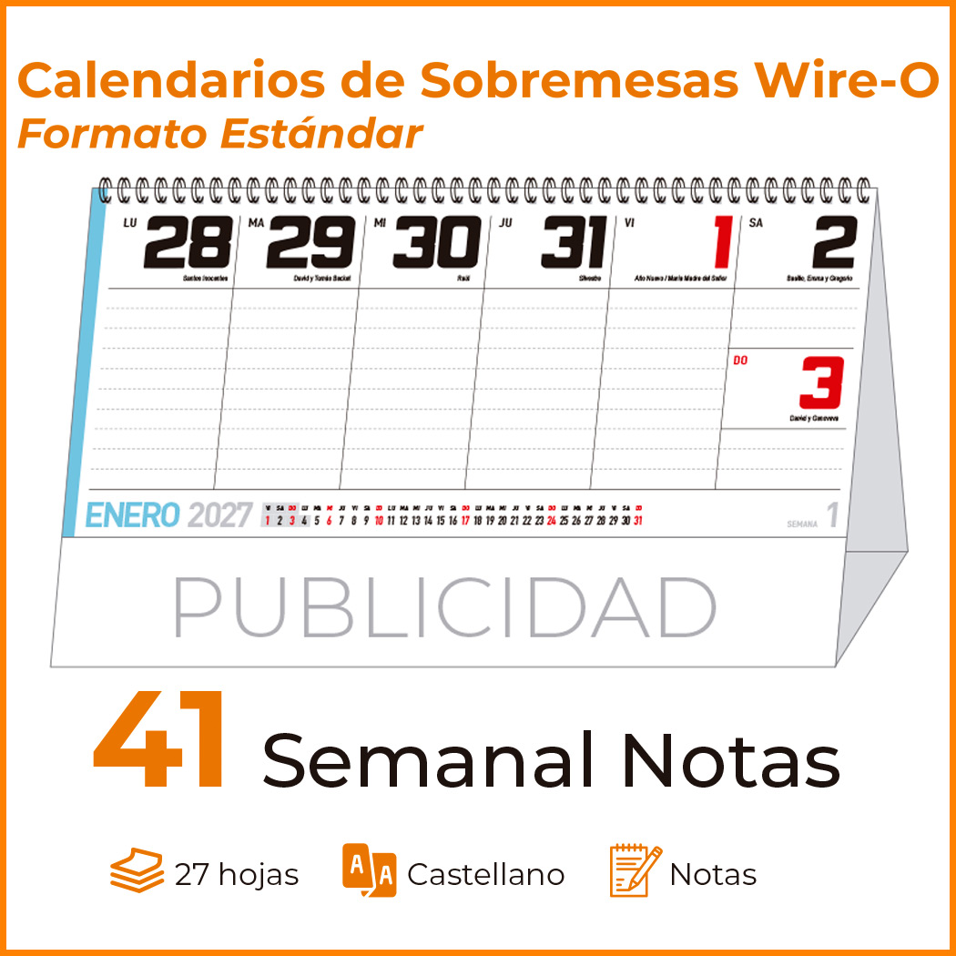 Sobremesa 41 SEMANAL NOTAS 27 HOJAS