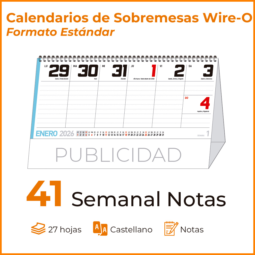 Sobremesa 41 SEMANAL NOTAS 27 HOJAS