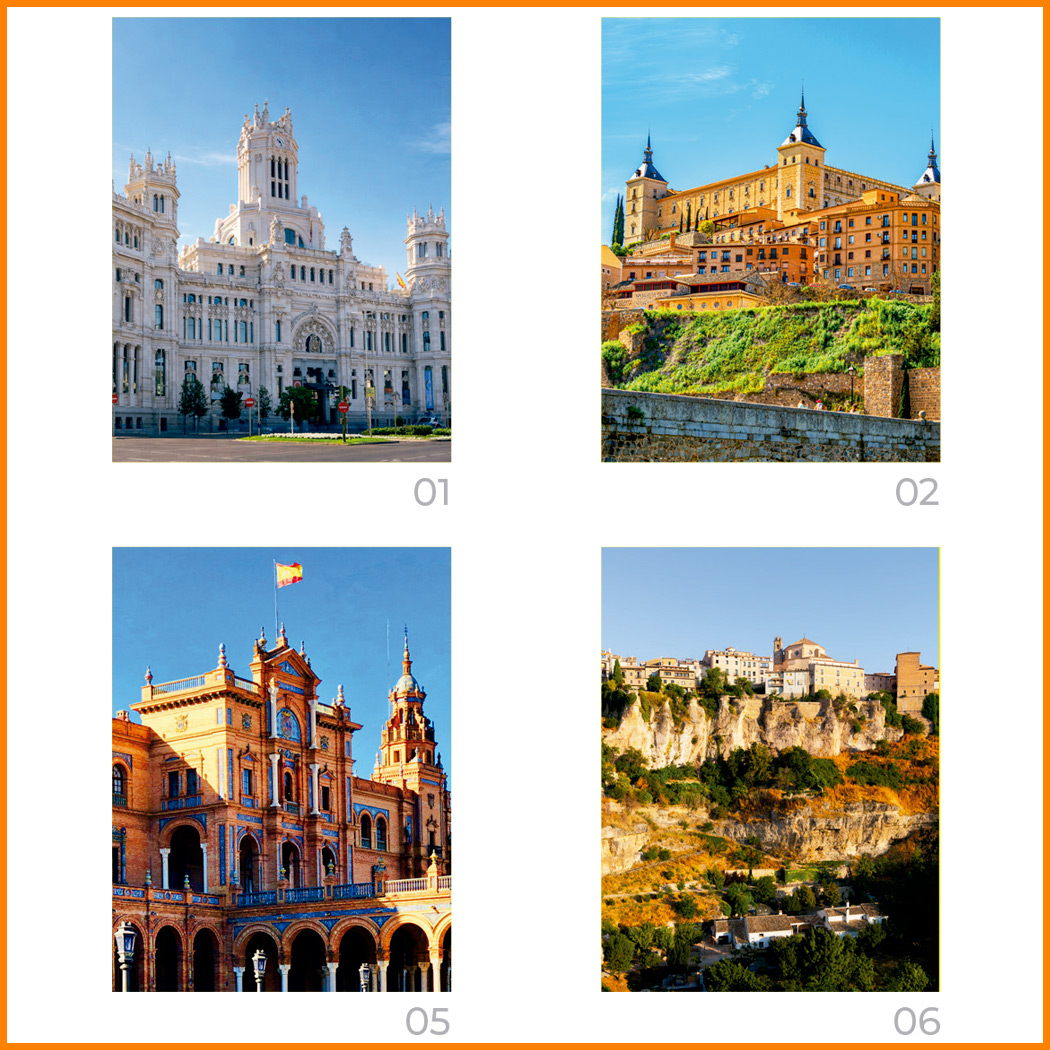 Sobremesas 53 VISTAS DE ESPAÑA con Notas - Imagen 5