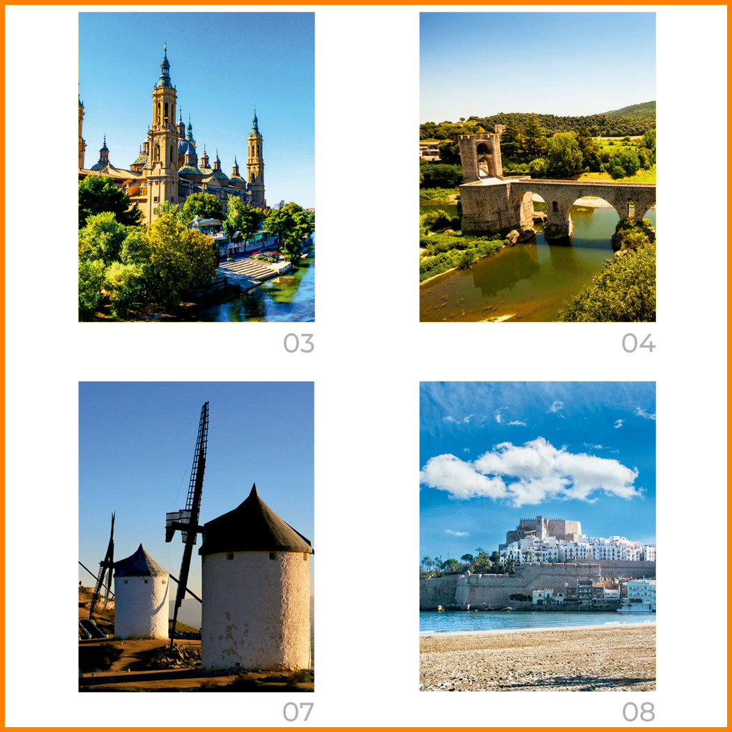 Sobremesas 53 VISTAS DE ESPAÑA con Notas - Imagen 4
