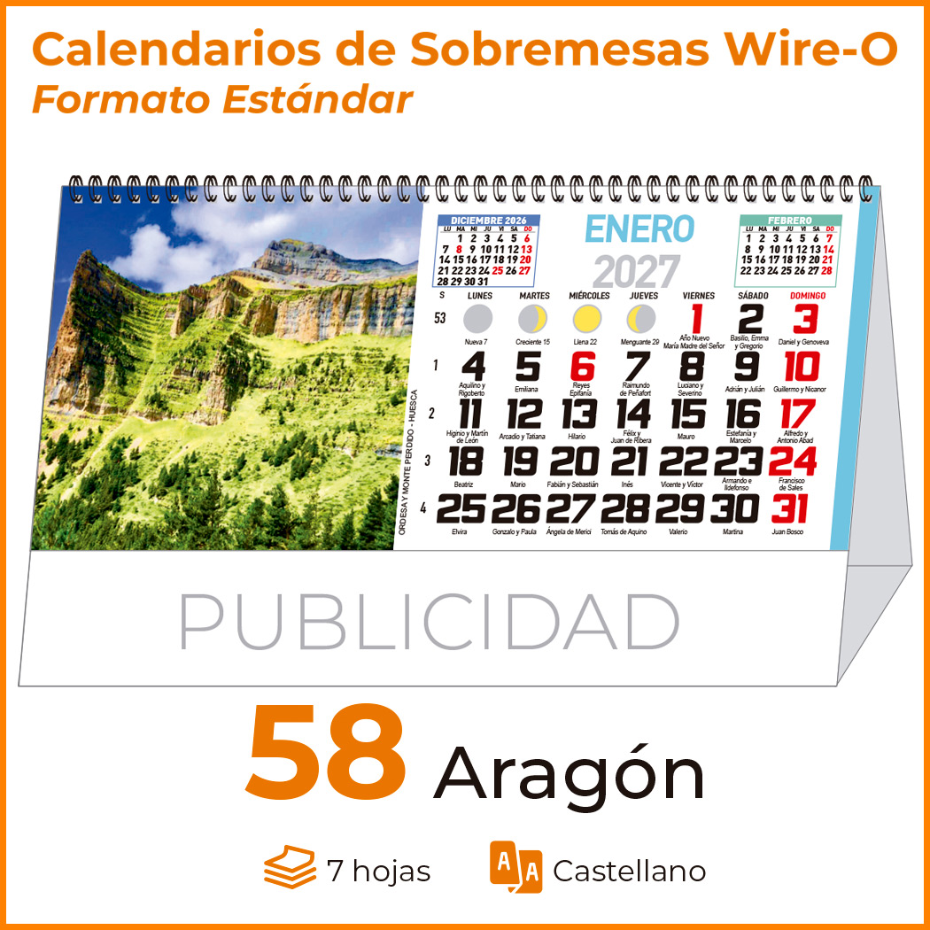 Sobremesa 58 con FOTOGRAFÍAS DE ARAGÓN - Imagen 2