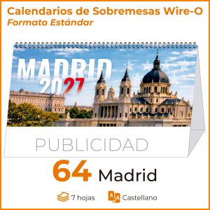 SOBREMESA 64 CON FOTOGRAFÍAS DE MADRID