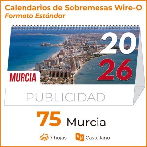 SOBREMESA 75 CON IMÁGENES de MURCIA