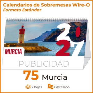 SOBREMESA 75 CON IMÁGENES de MURCIA