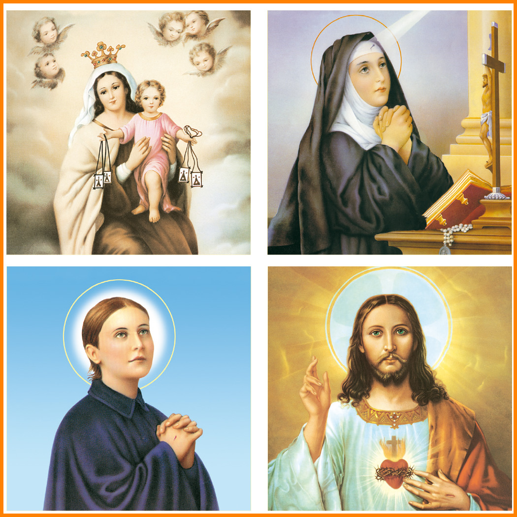 SOBREMESA 79 religioso CON IMÁGENES DE SANTOS - Imagen 4