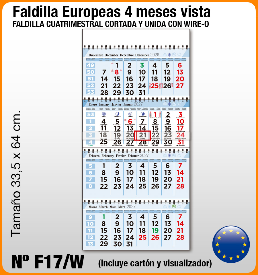Faldilla 4 meses vista F17/W