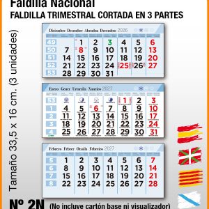 Faldilla Trimestral Nº 2N