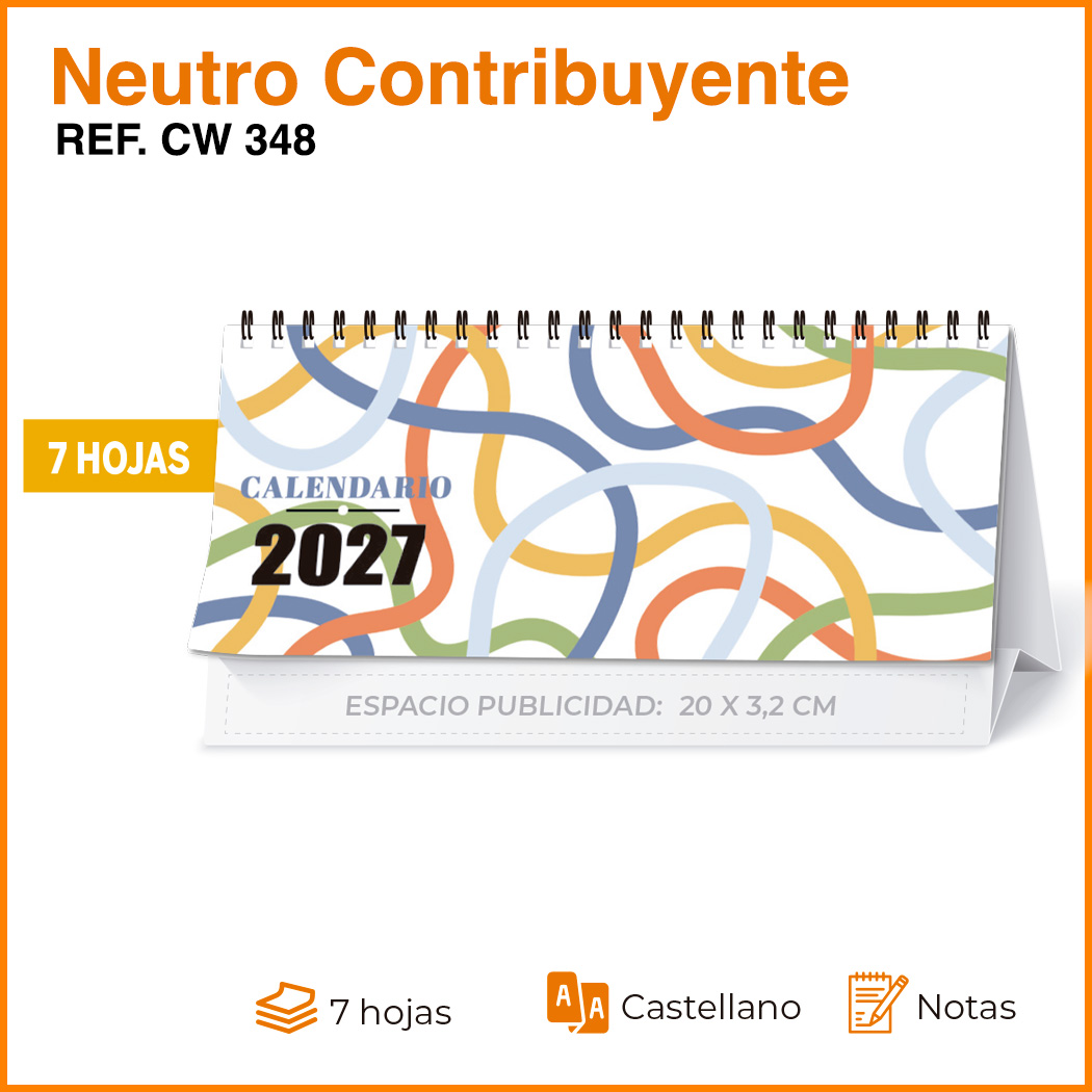 Sobremesa NEUTRO CONTRIBUYENTE Ref.: CW 348 - Imagen 2