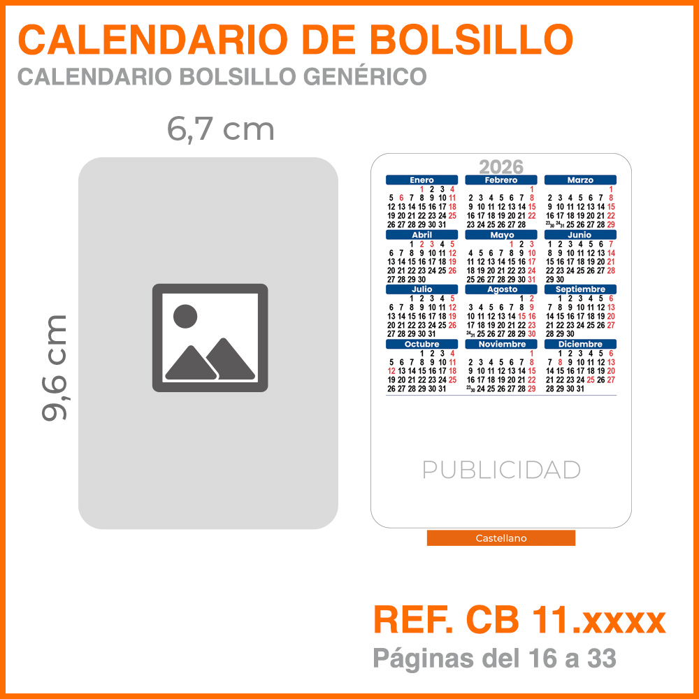 Calendarios de Bolsillo (CB) - Imagen 3