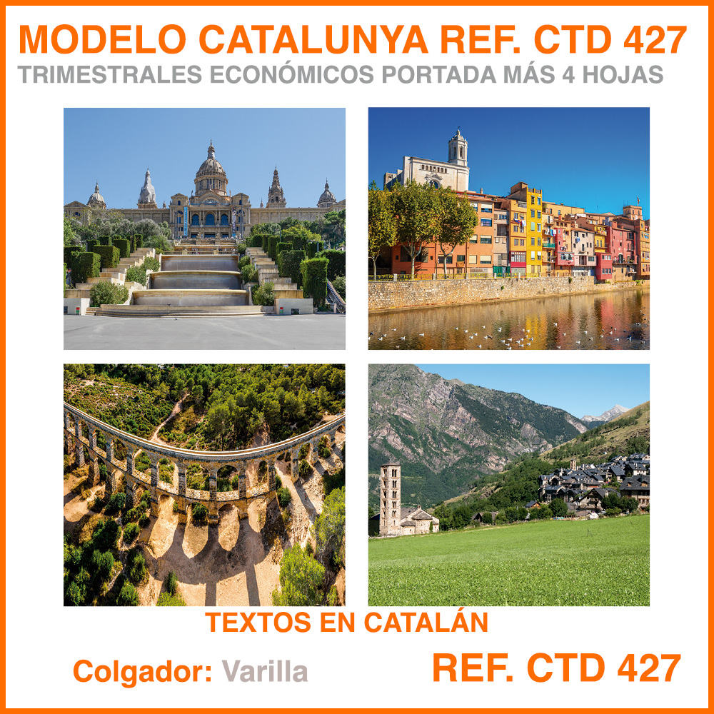 Calendario Trimestral · Modelo   CATALUNYA - REF. CTD 427 - Imagen 3