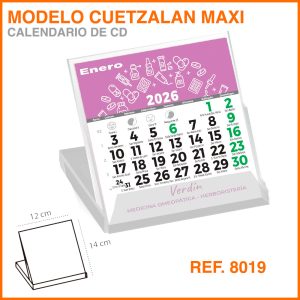 Modelo Cuetzalan · Calendario CD MAXI