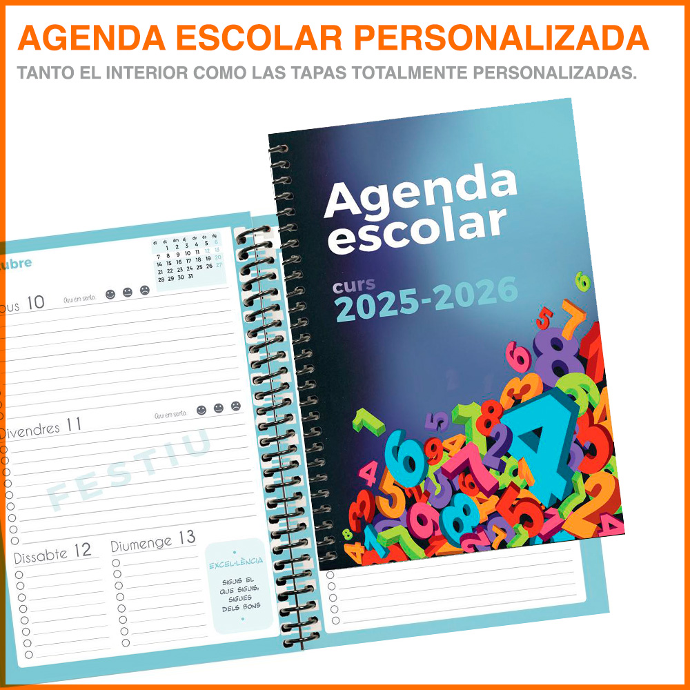 Agenda Escolar Totalmente Personalizada