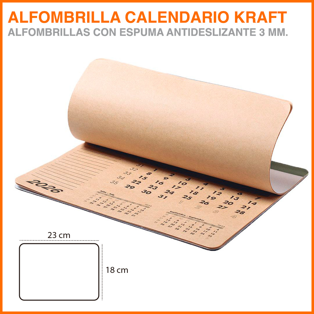 Alfombrilla Calendario KRAFT «Eco-Planner» - Imagen 2