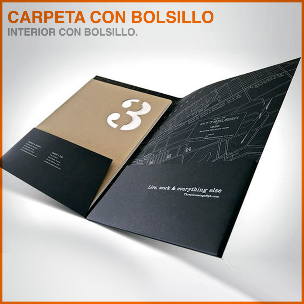 Carpeta Corporativa con Bolsillo