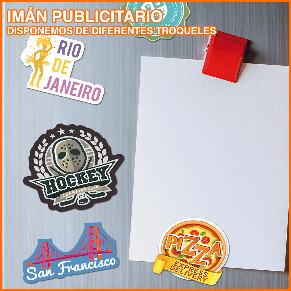 Imán Publicitario «Die-Cut Magnet» con Forma