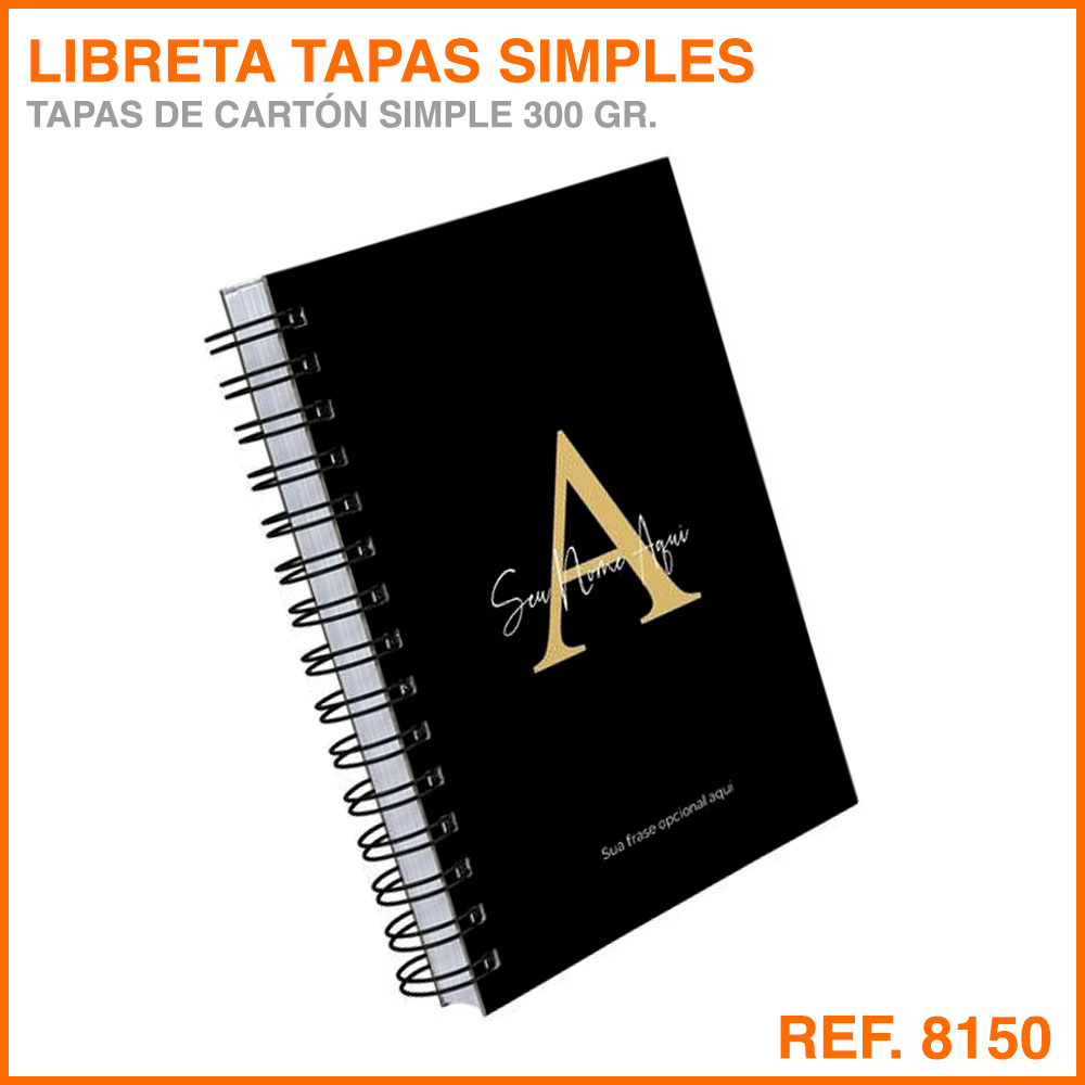 Libreta Personalizable de Tapa Simple - Imagen 2