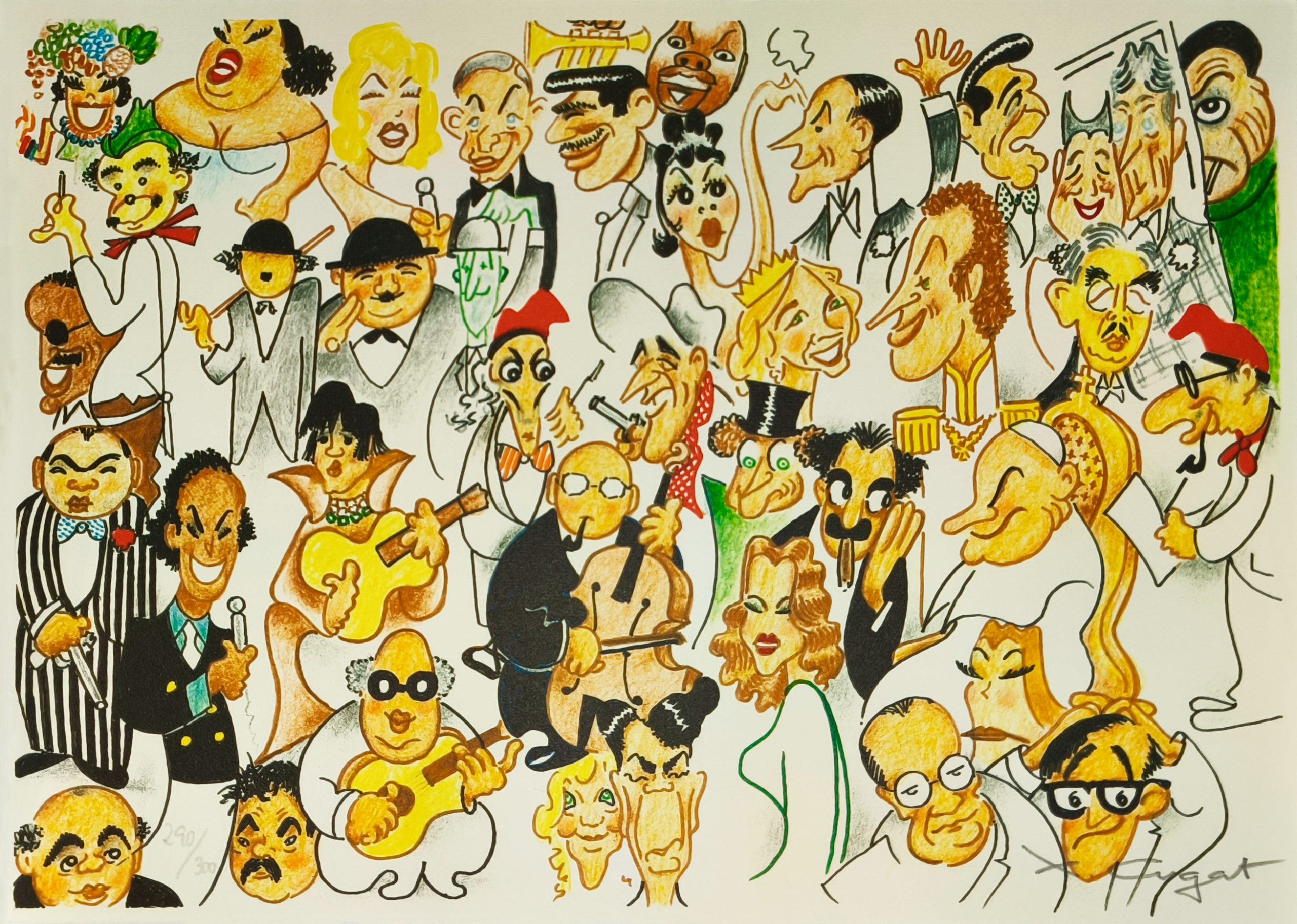 Xavier Cugat: Litografías de Vida y Humor – Edición Limitada - Imagen 5