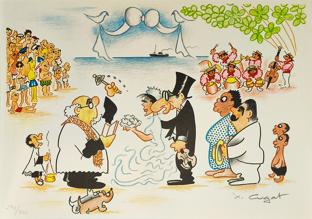 Xavier Cugat: Litografías de Vida y Humor – Edición Limitada - Imagen 12